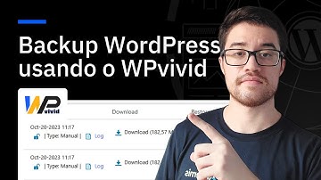 Como fazer backups no WordPress - WPvivid
