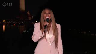 Yolanda Adams performs "My Country 'Tis of Thee" at the 2022 A Capitol Fourth