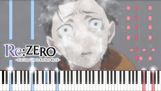 Requiem of Silence - Re:Zero Piano Cover (Elegy for Rem) | Sheet Music [4K]
