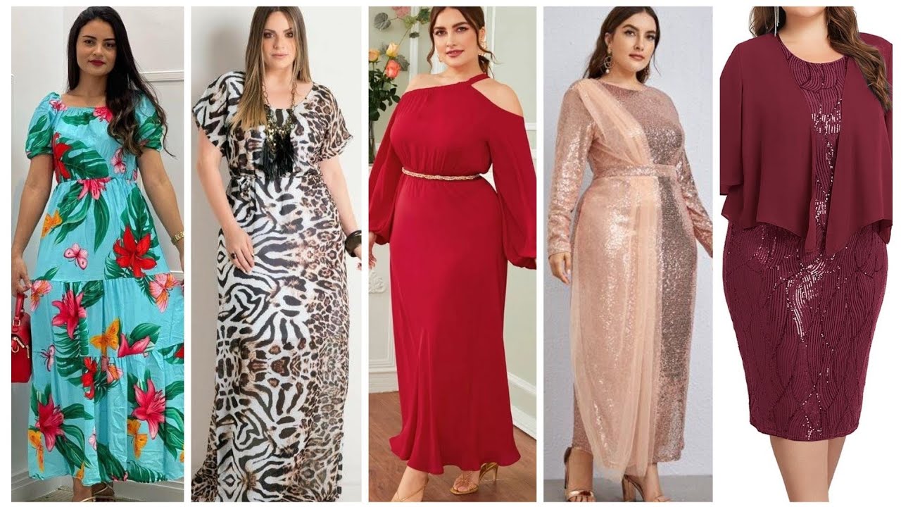 Latest dresses for women partywear💖 / Plussize mother of bride dresses for 2026