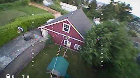 Crash fun! - Eachine Aurora 68 Indoor Outdoor Flight