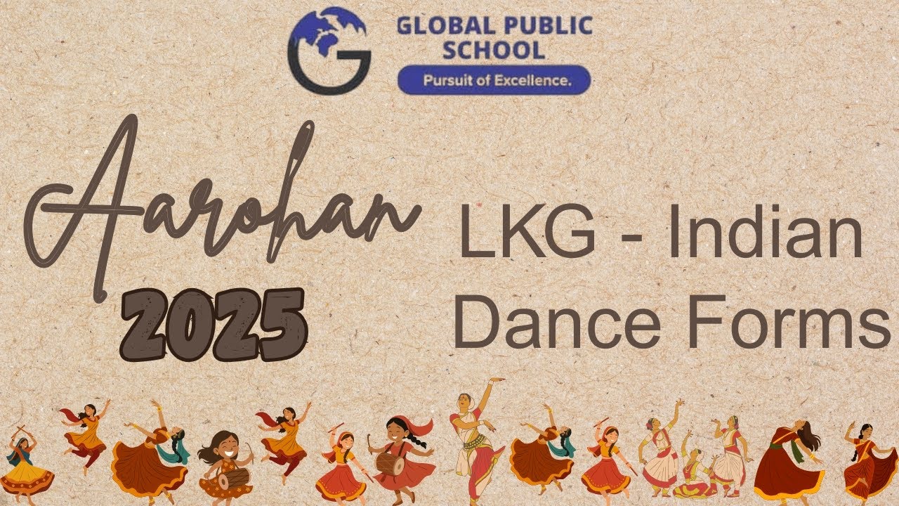 Aarohan 2025 | LKG - Indian Dance Forms | Global Public School Nanjangud