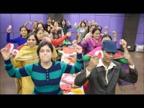 Dancing to "Koi suru Fortune Cookie" in Delhi, India by Origami Oritai