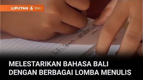 Melestarikan Budaya dengan Berbagai Lomba | Liputan 6 Bali