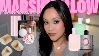 MARSHMALLOW PERFUMES IN MY COLLECTION | FLUFFY, SWEET & POWDERY PERFUMES | AMY GLAM ✨ screenshot 3