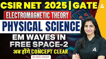 CSIR NET 2025 & GATE | Electromagnetic Theory -  EM Waves In Free Space-2 | Physical Science |