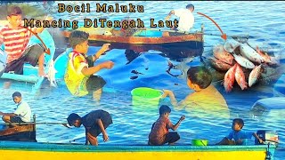 Tradisional Fishing Mancing Seru Para Bocil Maluku Mancing Ikan Dasar Dilaut Dalam Masohi