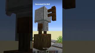 Simple Decorated Pot Well ⛲ [Minecraft 1.20]