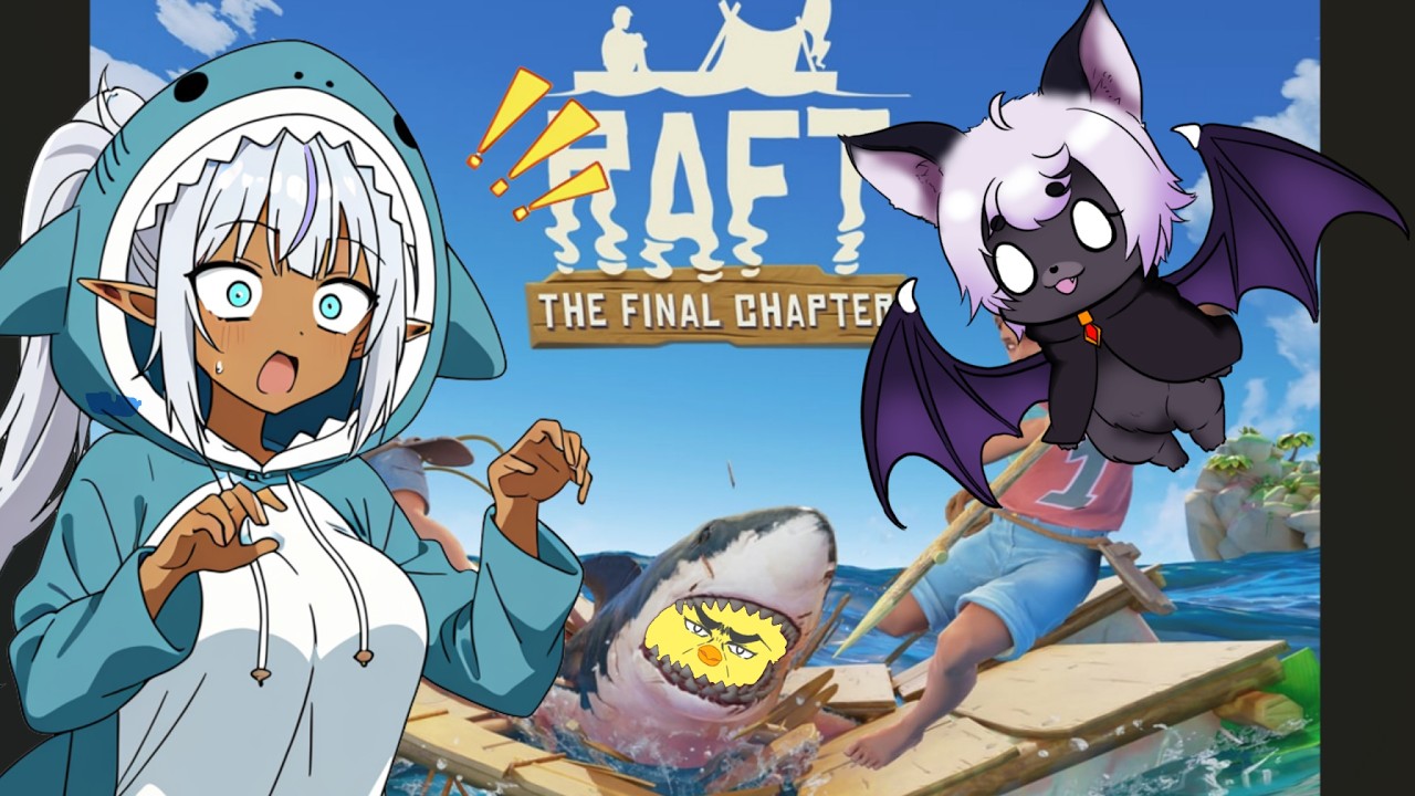 【Raft】いつメンで漂流生活!いかだ帝国をつくろう!!!№12【コラボ】