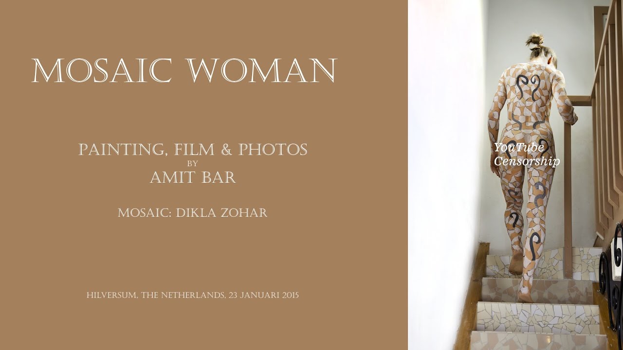 Art video: Mosaic Woman - body-painting by Amit Bar. EDSA content ...