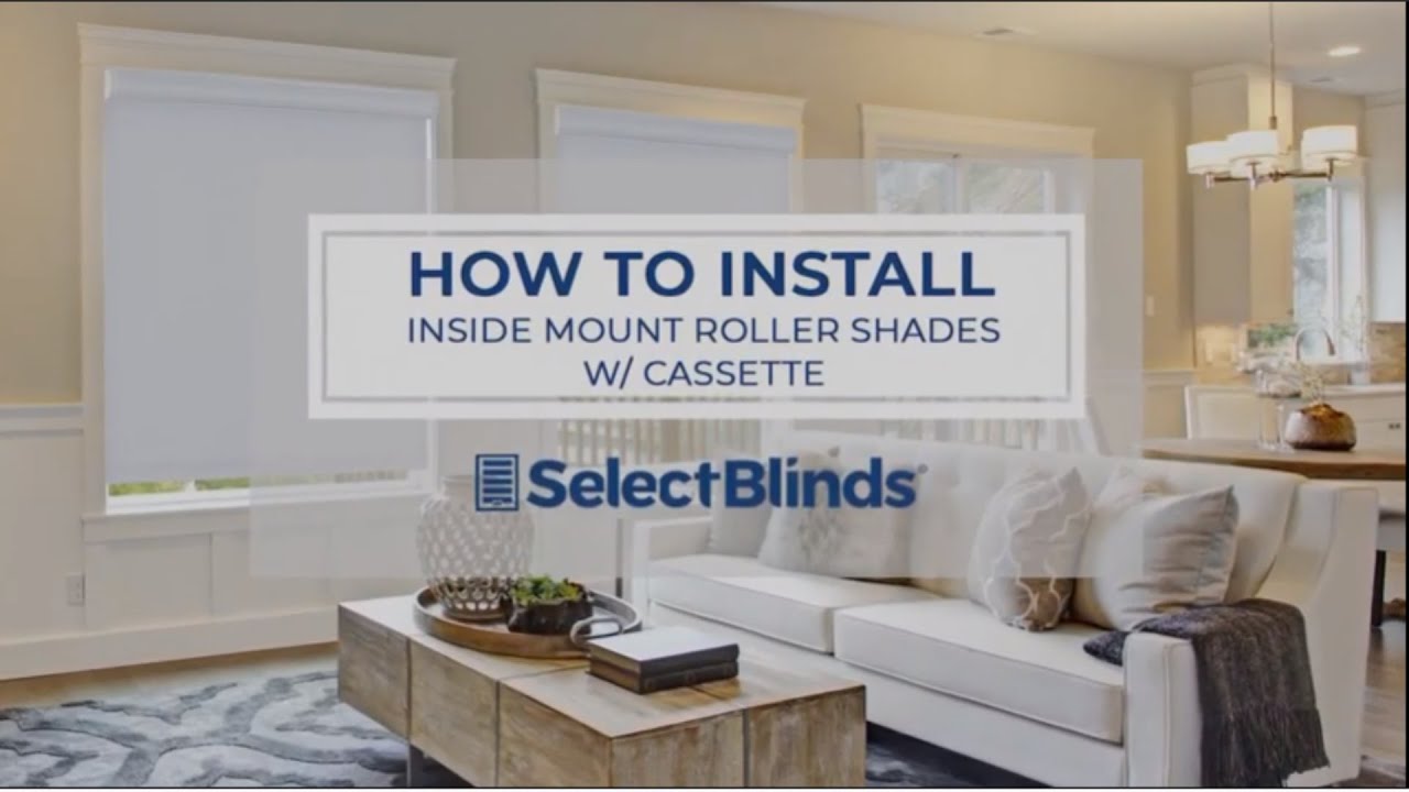 How to Install Inside Mount Zebra Shades YouTube