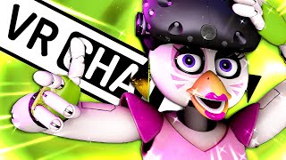 GLAMROCK CHICA Meets GIRLS On VRCHAT!!! 🐔