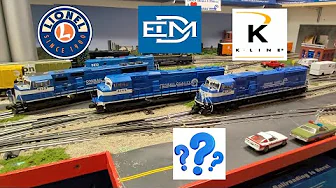 K Line SD70MAC vs Lionel SD70MAC Which is Correct? O Gauge