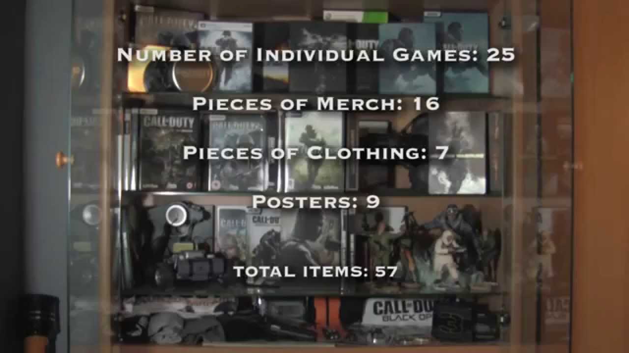 Cod Collection Room My COD collection - YouTube
