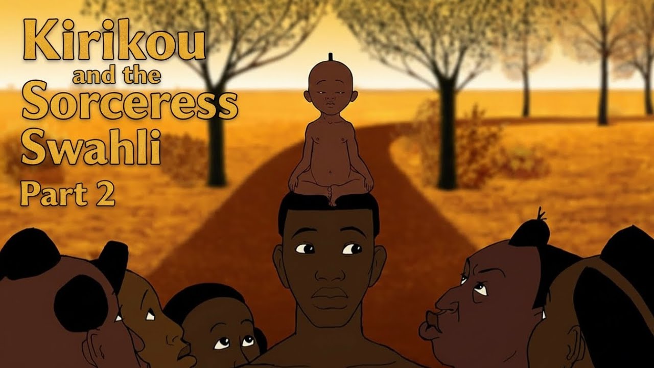Кирику и почти ведьма / на языке суахили, часть 2 #kirikou