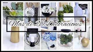 MARATON DE DECORACIONES - IDEAS PARATU HOGAR - DIYs  VERSION PASO A PASO