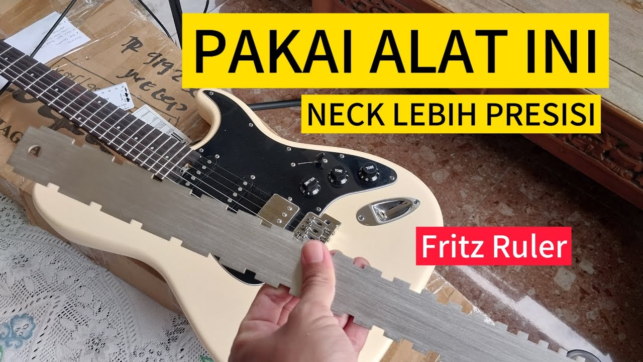 Fret Ruler Dynamics FRET RULER, Fritz Ruler, Solusi Neck Lurus dan Presisi [ Neck Anti ...
