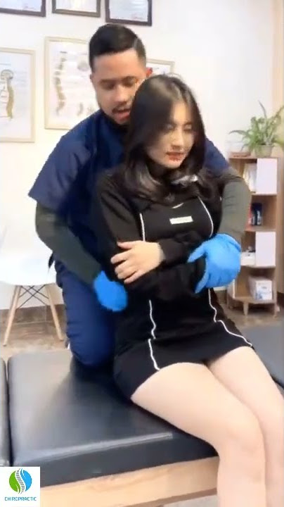 Hot Teen Girl  Back Pain Relieved with Chiropractic Cracks # Part 6 🧘 Chiropractic 2022
