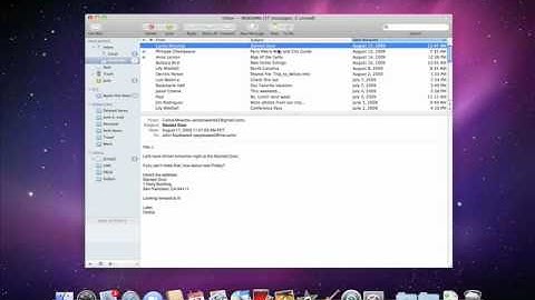Mac OS X- Going Further With Mail