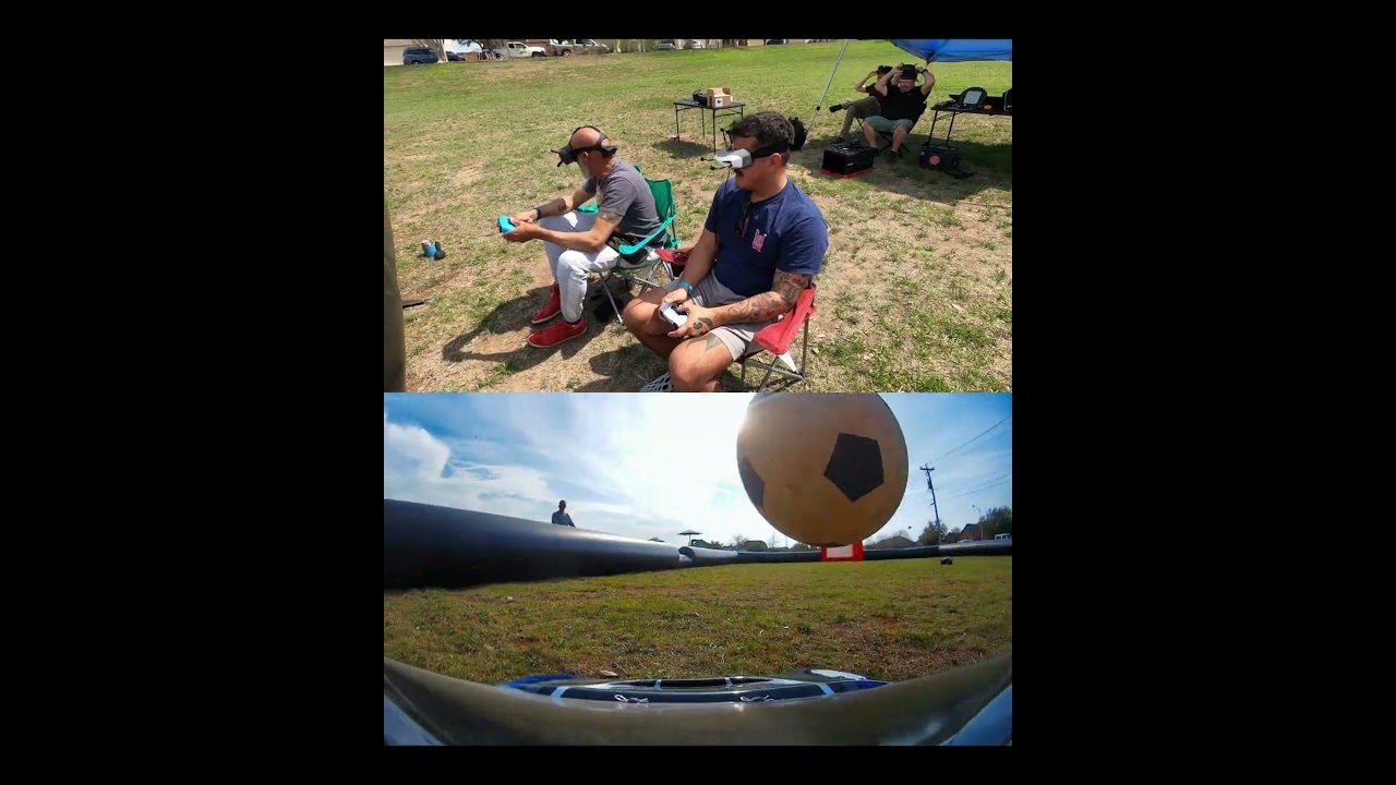 Epic experience playing car soccer with RC cars 