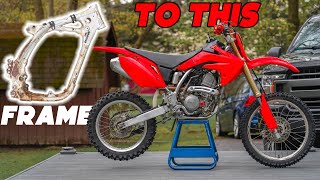 Building A Dirt Bike In 6 Minutes! Time lapse!