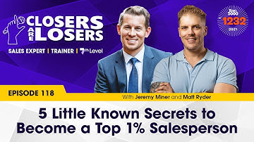 5 Little Known Secrets to Become a Top 1% Salesperson