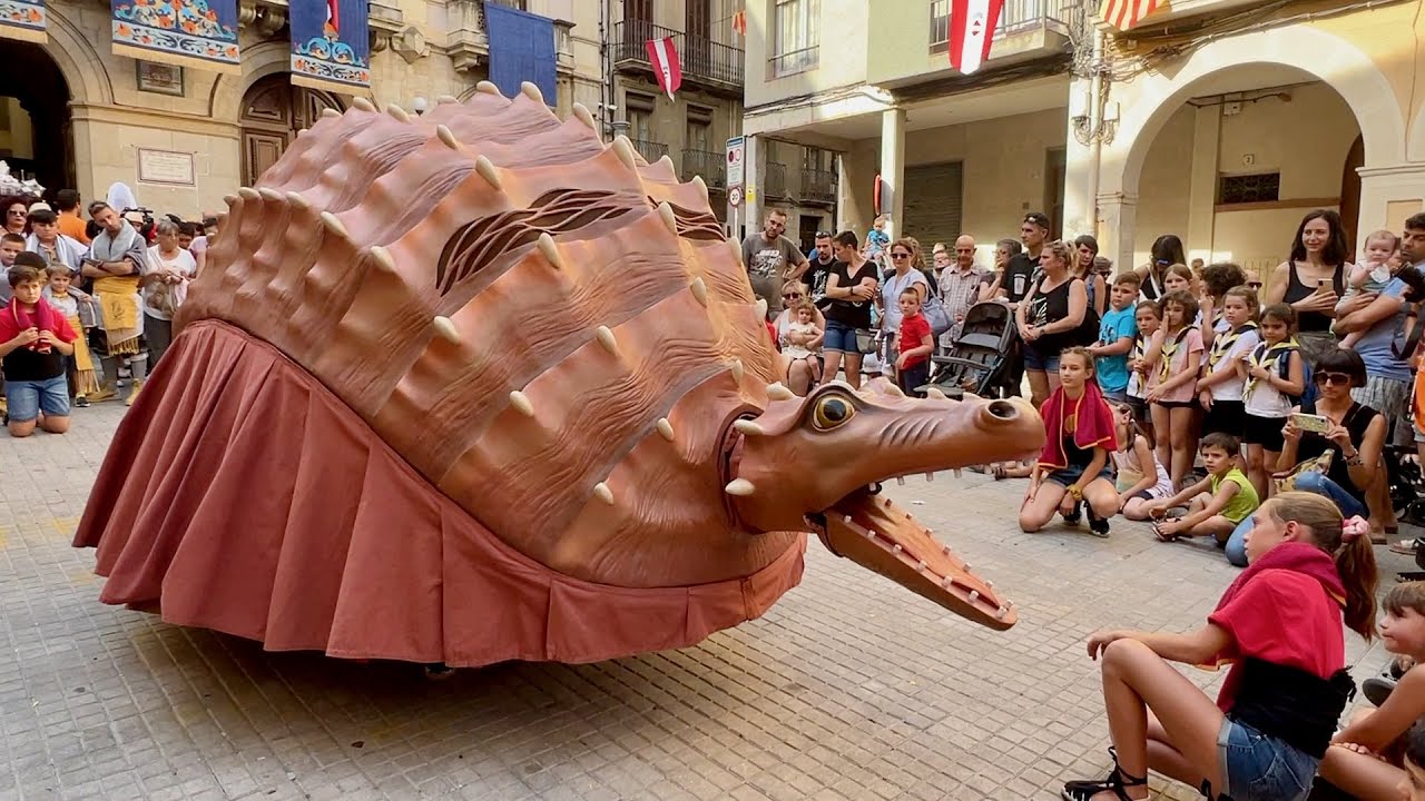 Balls de lluïment Festa d’apadrinament del Basilisc Petit de Valls (Festa Major Sant Joan 2022)
