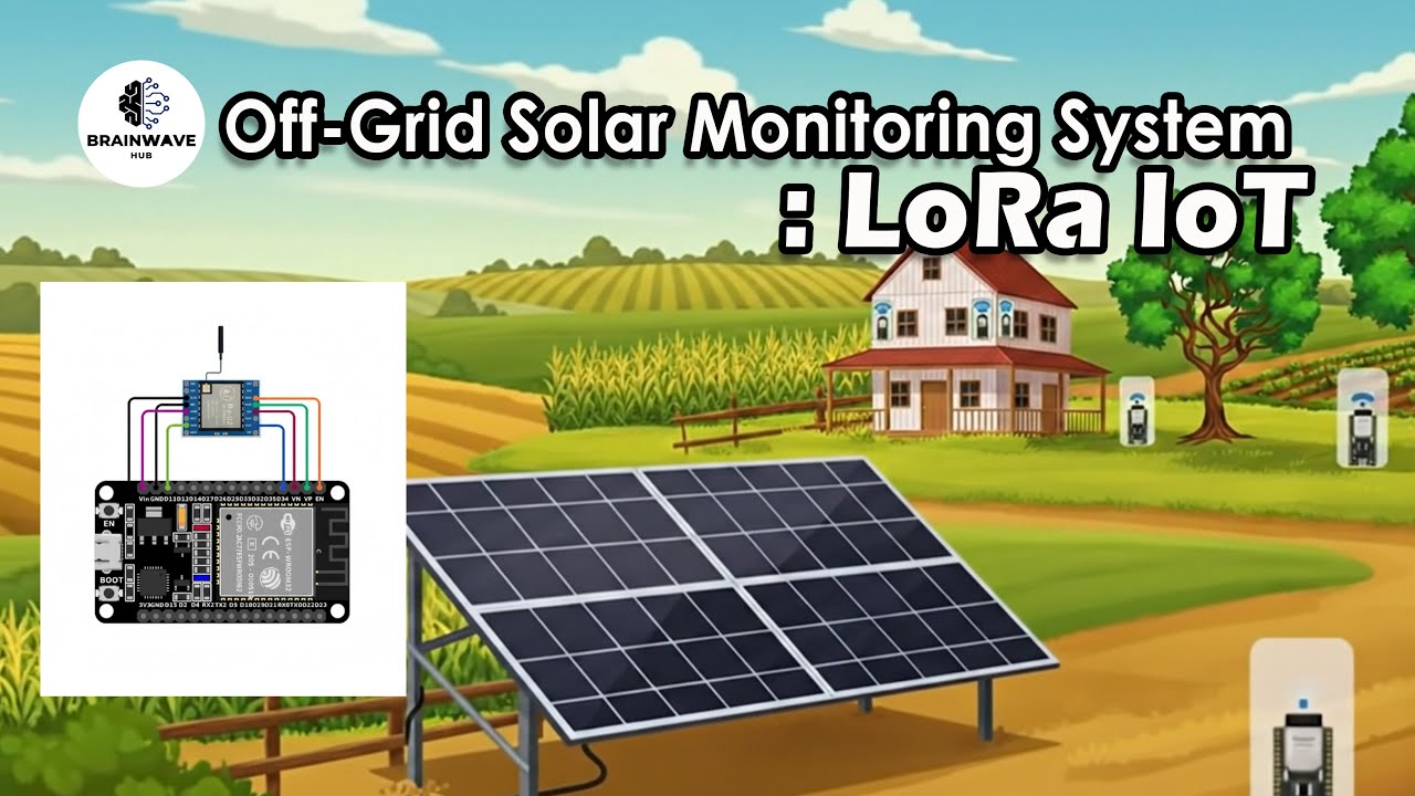 #5.Off-Grid Solar Monitoring System : LoRa IoT - YouTube