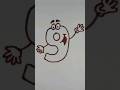 Cartoon Number Drawing#nine #drawing #shortfeed #cartoon