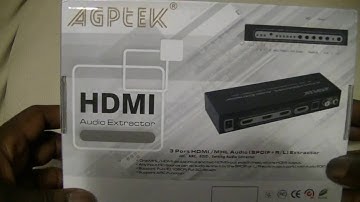 AGPTEK  HDMI 3 PORT HDMI SPLITTER