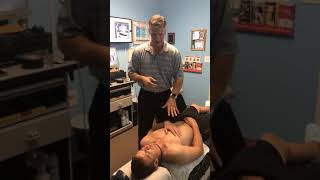 Charlotte Chiropractor | Shoulder Adjustment | Dr. Tim Clare