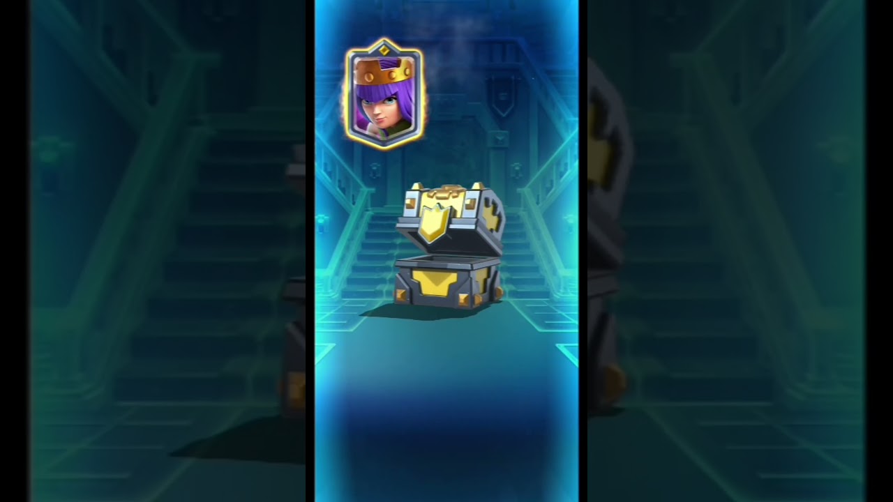 Clash Royale. Unlocked a new champion card 'Archer Queen'. 