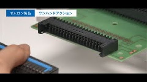 Omron XW4M/XW4N Push-in Terminal Block PCB Connector, Single-handed action