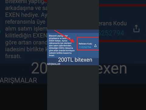bitexen referans kodu (200TL dağıtıyor )
