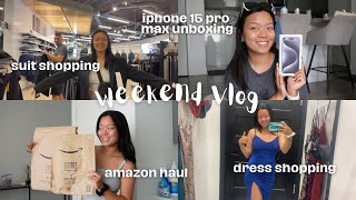 upgrading to the iphone 15 pro max! | weekend vlog