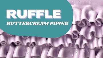 How to Pipe Ruffles on Cake // Ruffle Piping Tips // Finespun Cakes