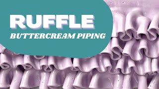 How to Pipe Ruffles on Cake // Ruffle Piping Tips // Finespun Cakes