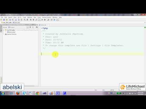 פיתוח אפליקציה פשוטה שמדפיסה Hello World ב-PHP באמצעות PHPStorm