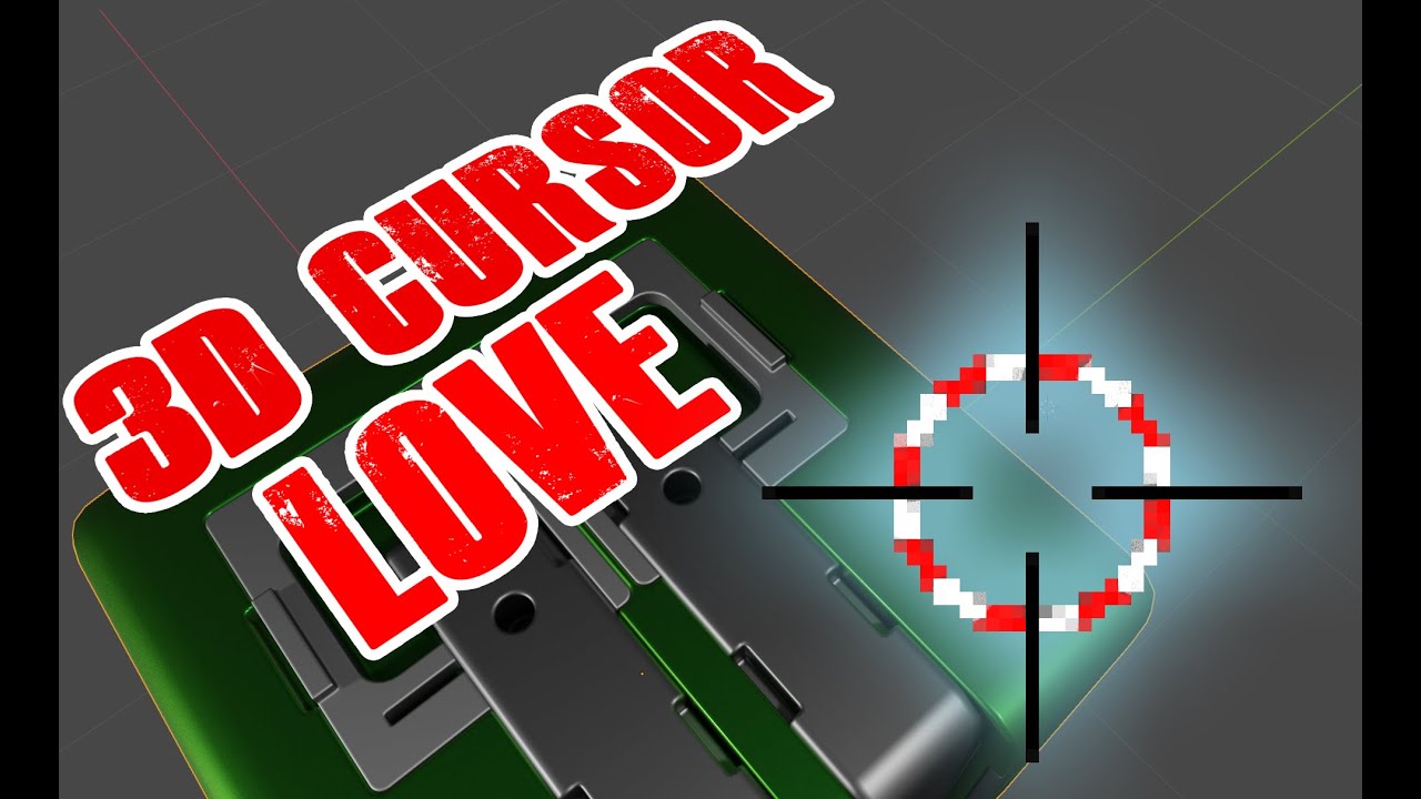 3D Cursor Blender rotation tutorial - YouTube