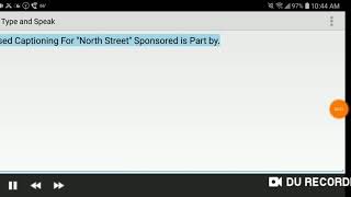 North Street Closed Captioning Message (2006-2009)
