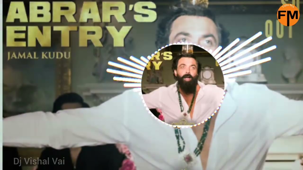 Jamal Kudu (Animal) Hard Dholki Dance Mix | Instagram Trending Song Mix By Dj Vishal Vai | Faltu Mix