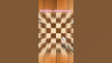 Chess Puzzle Knights Checkmate #chess
