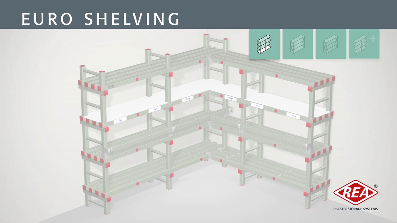 REA Plastic Shelving