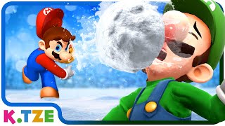 Luigi FALLS OFF a Mountain 😱😭 Super Mario Odyssey Story screenshot 5