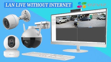 How to View Ezviz Cameras on PC via LAN Without Internet | Ezviz Windows Software Tutorial