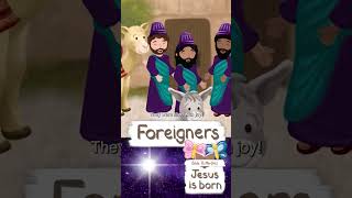 MAGI FOREIGNERS: BIRTH OF JESUS · BIBLE STORIES FOR CHILDREN KIDS · ANIMATED CARTOON JESUS #shorts