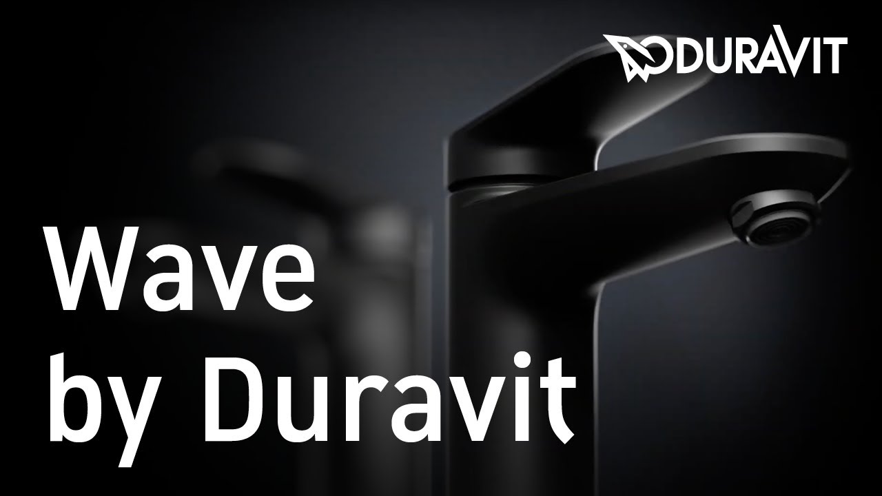 Duravit Wave Waschtischarmatur Größe S, Schwarz Matt – Einhebel-Mischer Mit AirPlus & EasyClean, 77 Mm Auslaufhöhe