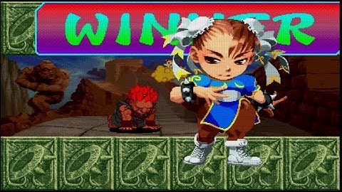 SUPER PUZZLE FIGHTER II TURBO (hard mode) | AKUMA | Capcom Fighting Collection