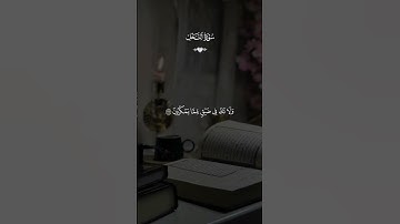 وَلَئِن صَبَرْتُمْ لَهُوَ خَيْرٌ لِّلصَّابِرِينَ سورة النحل #القرآن_الكريم #اكسبلور #quran #المصحف