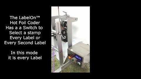 Hot Foil Coder to Suit Take A Label Benchtop Labeler